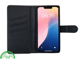 iPhone 16 Hoesje - Luxe Zwarte Bookcase, Wallet Case met Magneetsluiting