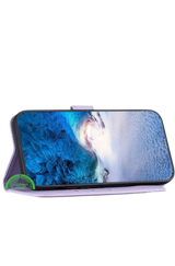 Wallet Bookcase voor Samsung S25 Edge – Paars