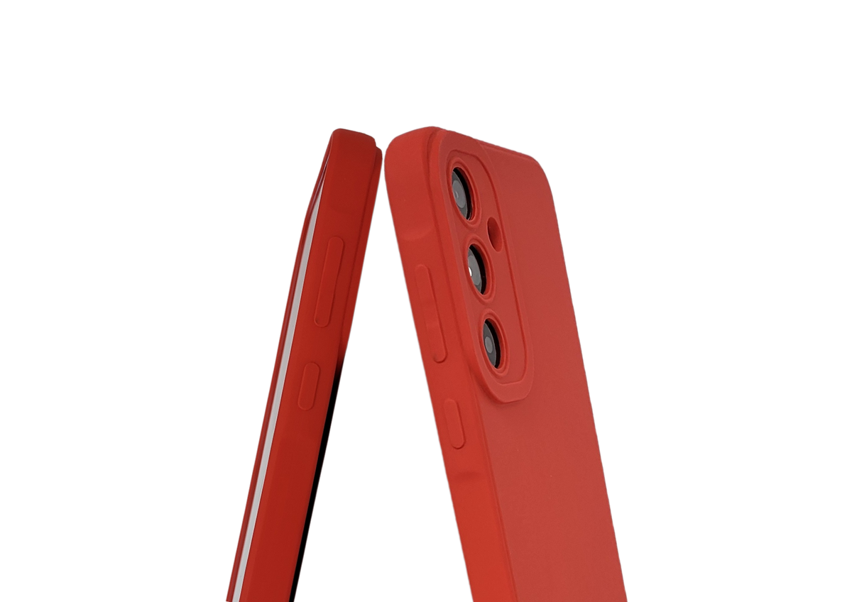 Hoesje voor Samsung A57 Rood Schokbestendige Siliconen Backcover