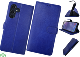 Hoesje voor Samsung Galaxy S26 BoekCase Leer Donkerblauw