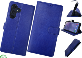 Hoesje voor Samsung Galaxy S26 BoekCase Leer Donkerblauw