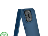 iPhone 16 Pro Max Donkerblauw Hoesje &ndash; Mat Design met Stevige Achterkant Bescherming