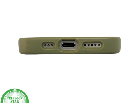 Donkergroen iPhone 15 Pro Max Hoesje Natuurlijke Bescherming &amp; Minimalistisch Design | Telefoonstar.nl