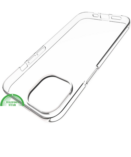 Transparant Hoesje voor iPhone 15 Plus &ndash; Slank, Flexibel &amp; Krasbestendig