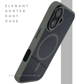 achterkant magsafe grijs randen silicone voor iPhone 17