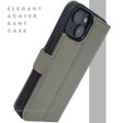 iPhone 15 Plus 2-in-1 Hoesje Groen Leer &ndash; Bookcase Met 2 in 1 Functie