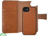 Wallet Case Licht Bruin 2 en 1 IPhone 16 E