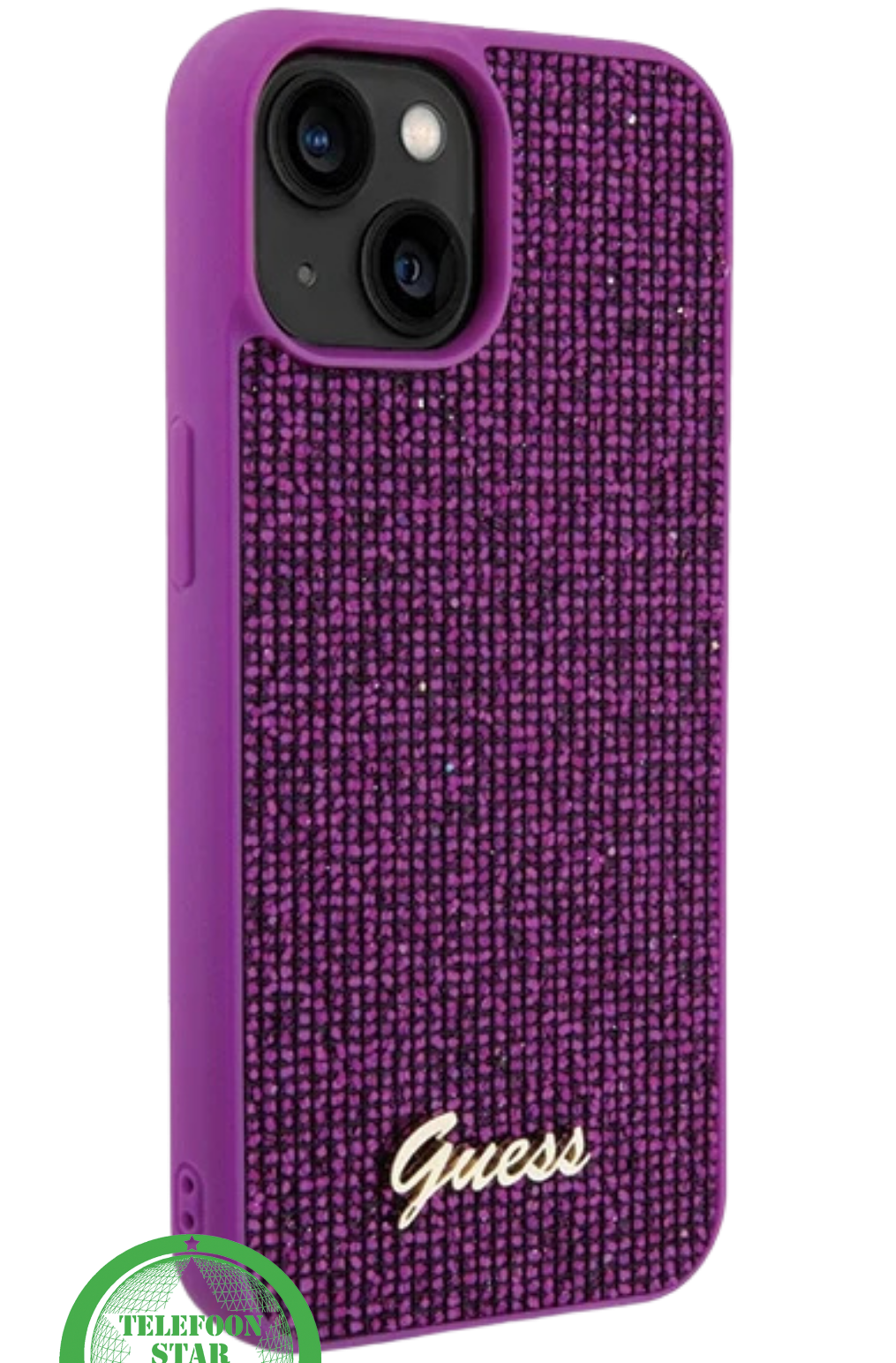 Purple Case &ndash; iPhone 14 Glitter Beschermhoes