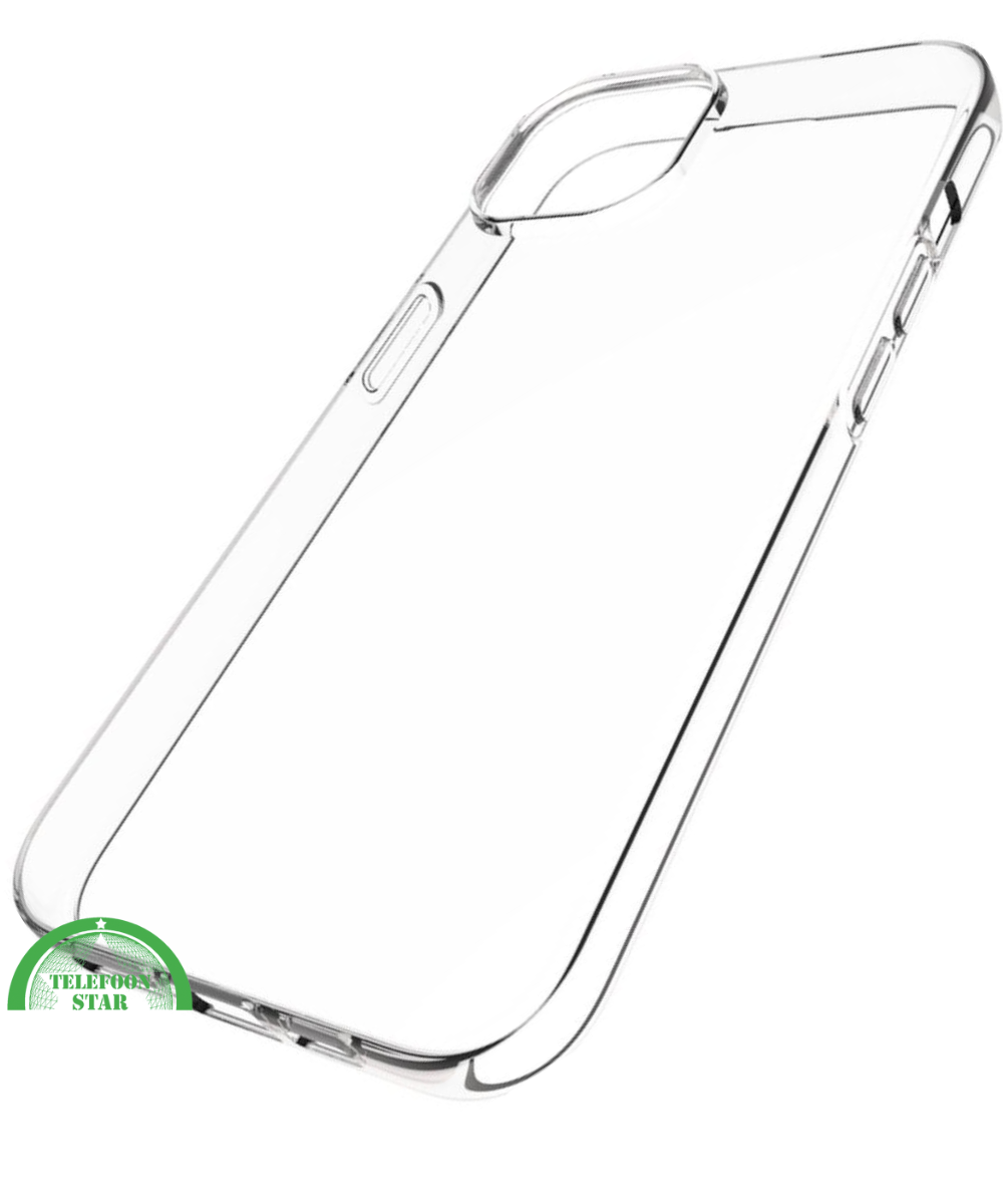 Transparant Hoesje voor iPhone 14 Plus Silicone Slank, Flexibel &amp; Krasbestendig