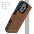 iPhone 16 Pro Insteekhoesje Bruin &ndash; Leren Look &amp; Stijlvolle Bescherming