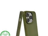 Donkergroen iPhone 15 Pro Hoesje &ndash; Natuurlijke Bescherming &amp; Minimalistisch Design | Telefoonstar.nl