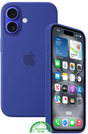 Hoesje voor iPhone 16 Siliconen – Koningsblauw | Slank, Stevig en Stijlvol