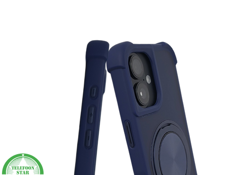achterkant magsafe Ring blauw silicone voor iPhone 17