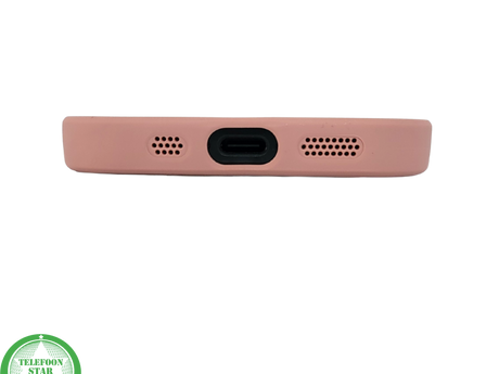 iPhone 16 Pro Perzik Hoesje &ndash; Mat Design met Verhoogde Camerabescherming
