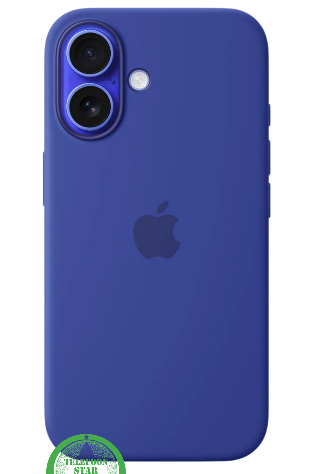 Hoesje voor iPhone 16 Siliconen – Koningsblauw | Slank, Stevig en Stijlvol