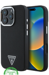 Hoesje voor iPhone 16 pro –Zwart | Elegant Design met Luxe Bescherming
