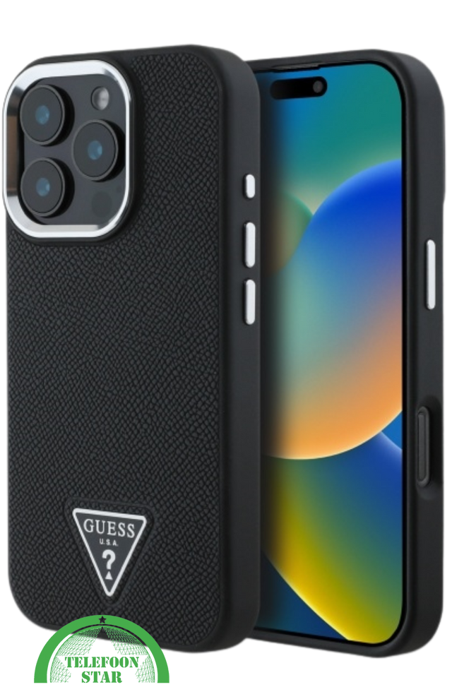 Hoesje voor iPhone 16 pro &ndash;Zwart | Elegant Design met Luxe Bescherming