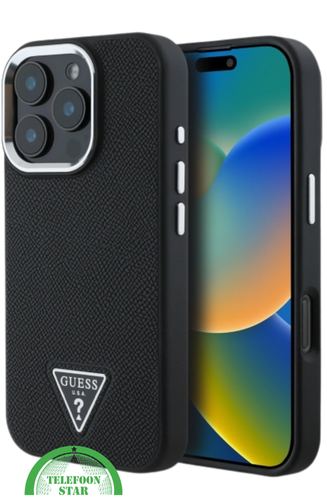 Hoesje voor iPhone 16 pro &ndash;Zwart | Elegant Design met Luxe Bescherming