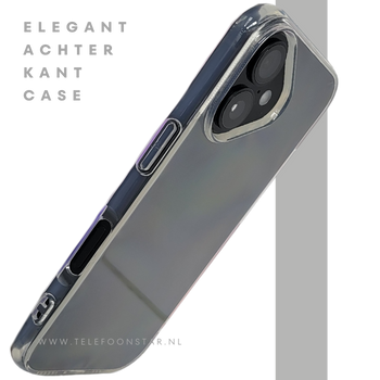 silicone hoesje doorzichtig voor iPhone 16