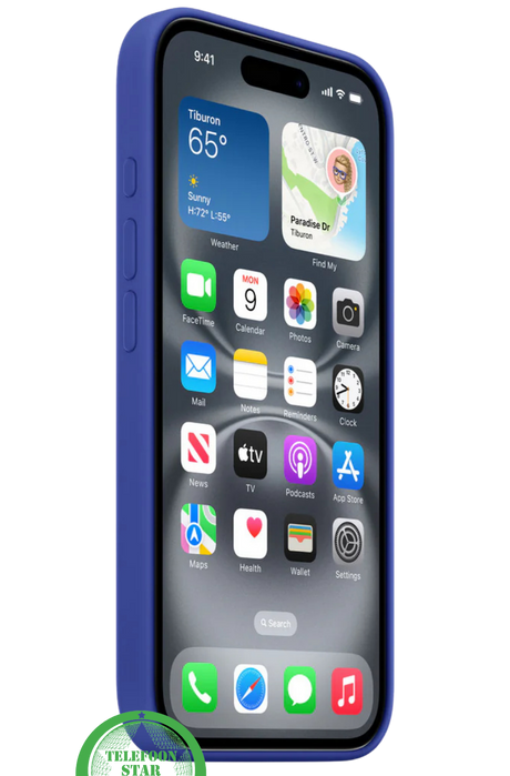 Hoesje voor iPhone 16 Siliconen – Koningsblauw | Slank, Stevig en Stijlvol