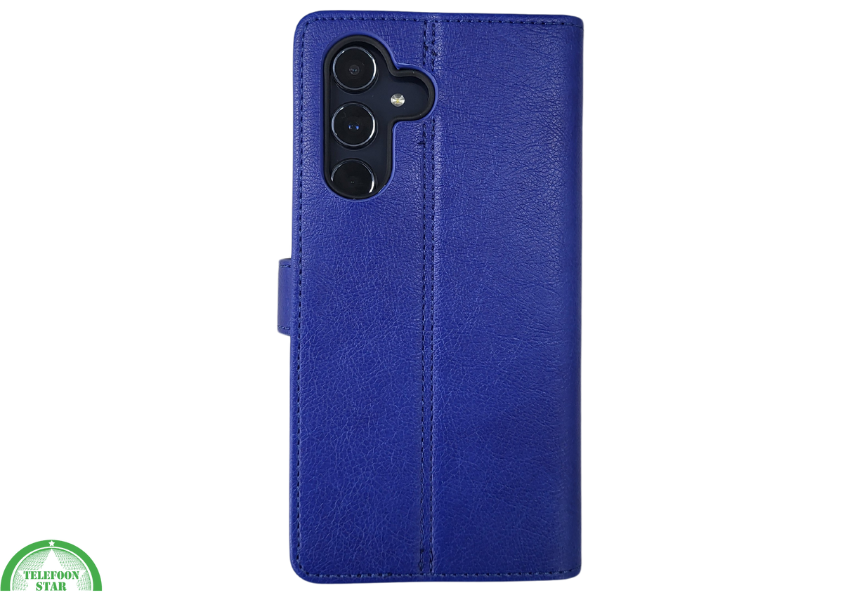 Hoesje voor Samsung Galaxy S26 BoekCase Leer Donkerblauw