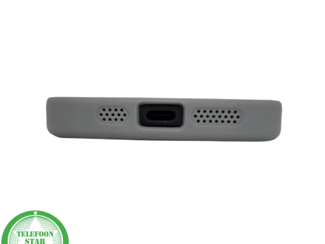 iPhone 15 Plus Hoesje Grijs &ndash; Met MagSafe-Ring &amp; Kickstand voor Extra Functionaliteit