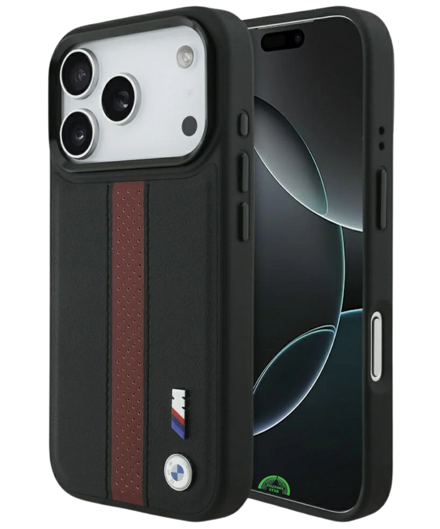 Hoesje voor iPhone 17 Pro Max Black Racing Edition Carbon Shield Sport Case