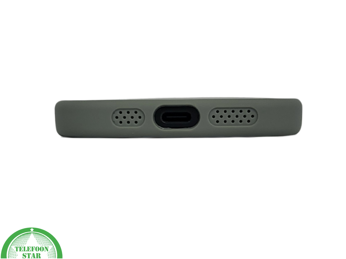 achterkant magsafe grijs randen silicone voor iPhone 17