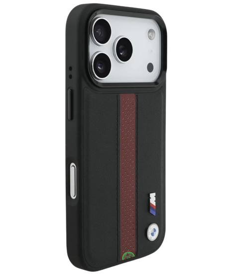 Hoesje voor iPhone 17 Pro Max Black Racing Edition Carbon Shield Sport Case