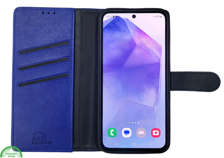 Hoesje voor Samsung Galaxy S26 BoekCase Leer Donkerblauw