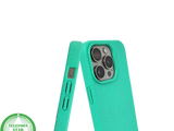 Turquoise iPhone 15 Pro Hoesje &ndash; Fris Kleurrijk &amp; Beschermend | Telefoonstar.nl