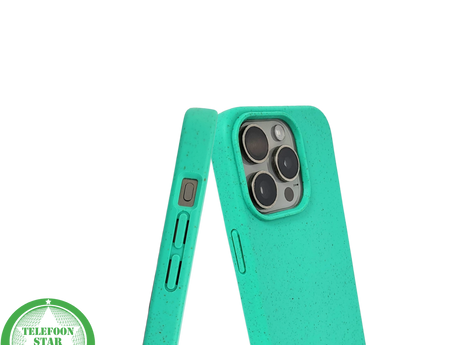 Turquoise iPhone 15 Pro Hoesje &ndash; Fris Kleurrijk &amp; Beschermend | Telefoonstar.nl