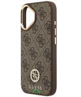 Hoesje iPhone 17 Bruin Crossbody Strap Case Stijlvol praktisch en Sterke Slank