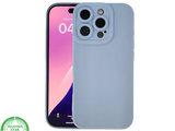 iPhone 16 Pro Lichtblauw Hoesje Mat Design Met Verhoogde Camerabescherming
