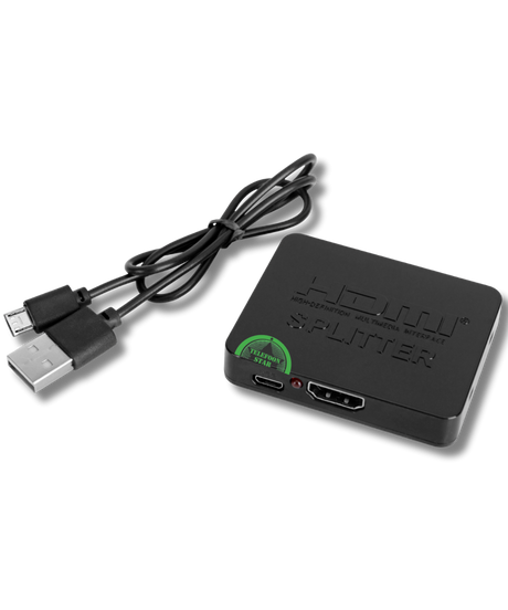 HDMI Splitter 1 in 2 – 4K 30Hz Beeld Verdelen