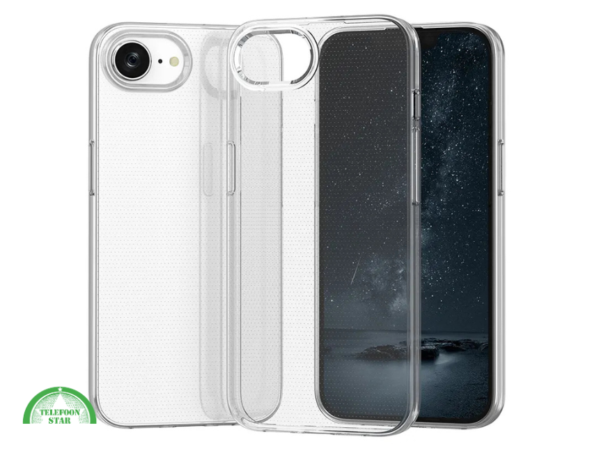 Antishock Hoesje voor iPhone 16E (2025) Slank &amp; Schokabsorberend Transparante Cove