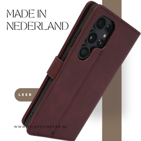 Hoesje voor Samsung S26 Ultra BoekCase Leer Stijlvolle