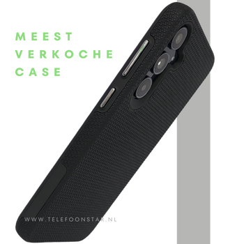Hoesje voor Samsung Galaxy A57 Zwart Schokbestendige Anti-Slip Backcover