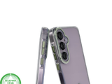 Transparant groen knop Hoesje Samsung Galaxy A56 Schokbestendige Bescherming