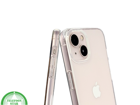 PureFlex Transparant Hoesje &ndash; iPhone 13 / 14 | Ultradun &amp; Beschermend | Telefoonstar.nl