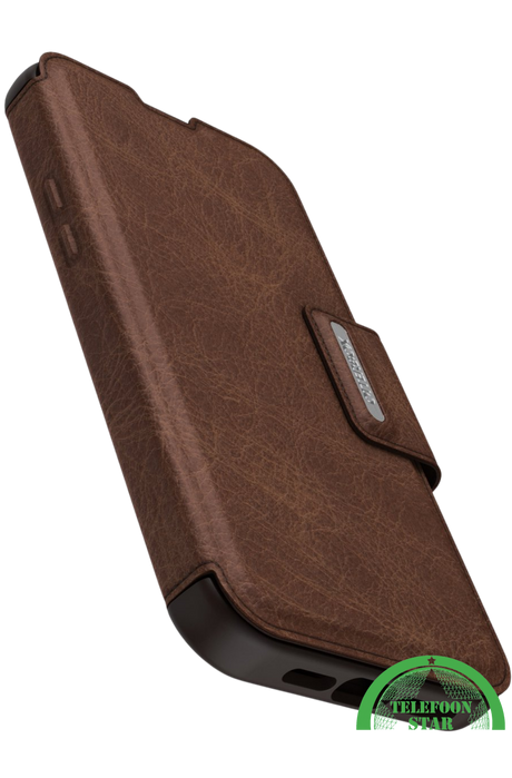 Donker bruin Bookcase Hoesje iPhone 14 Pro Max