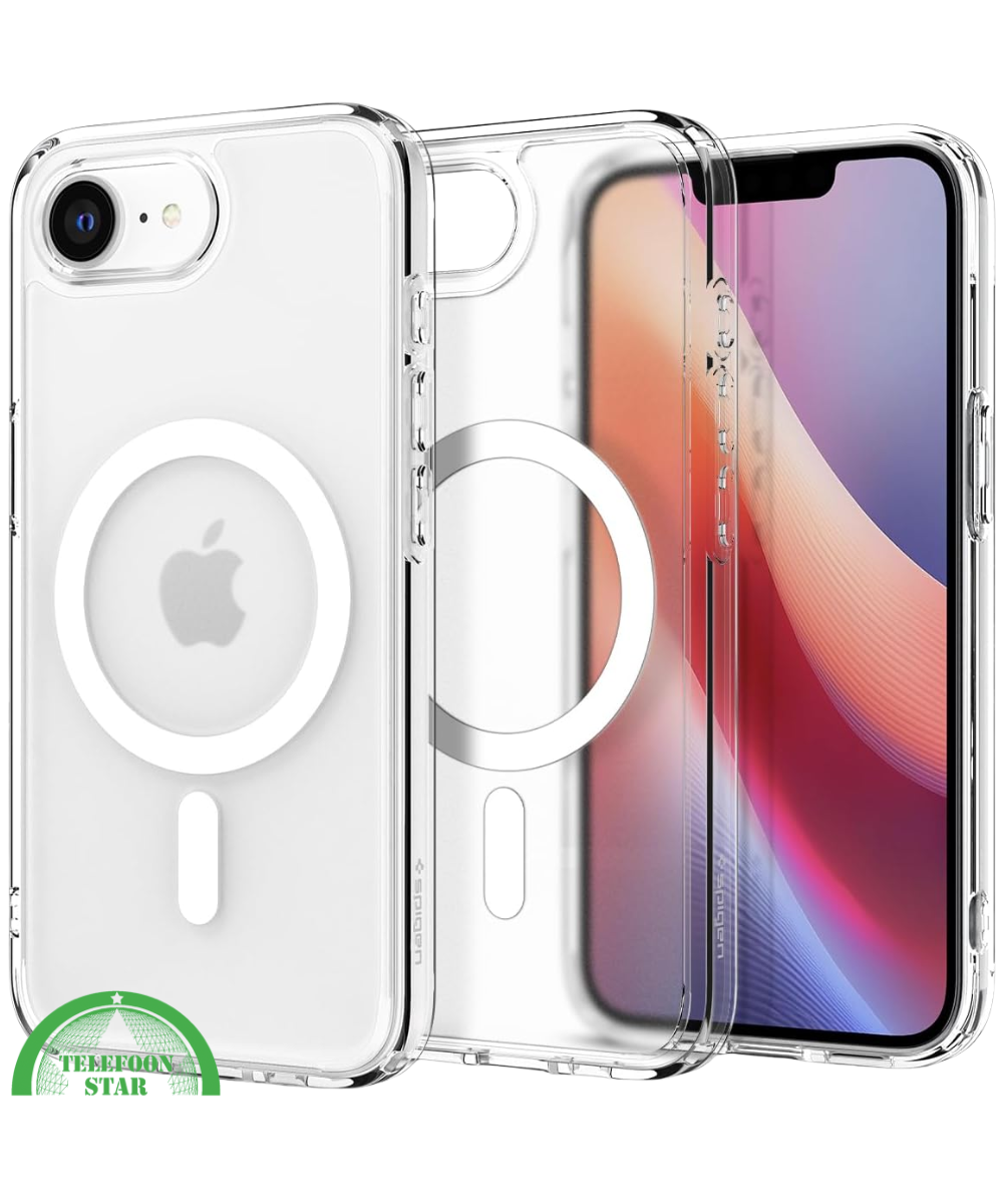 Hoesje voor iPhone 17E Transparant MagSafe Hoesje – Slank, Sterk & MagSafe