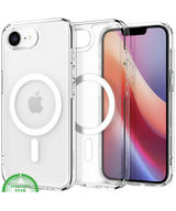 Hoesje voor iPhone 17E Transparant MagSafe Hoesje – Slank, Sterk & MagSafe