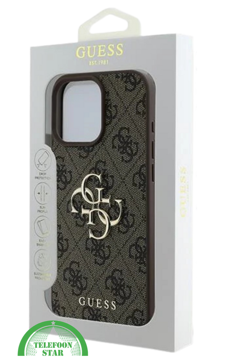 Hoesje voor iPhone 16 pro &ndash;Bruin| Elegant Design met Luxe Bescherming