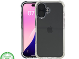 Anti shock case witte randen silicone voor iPhone 16
