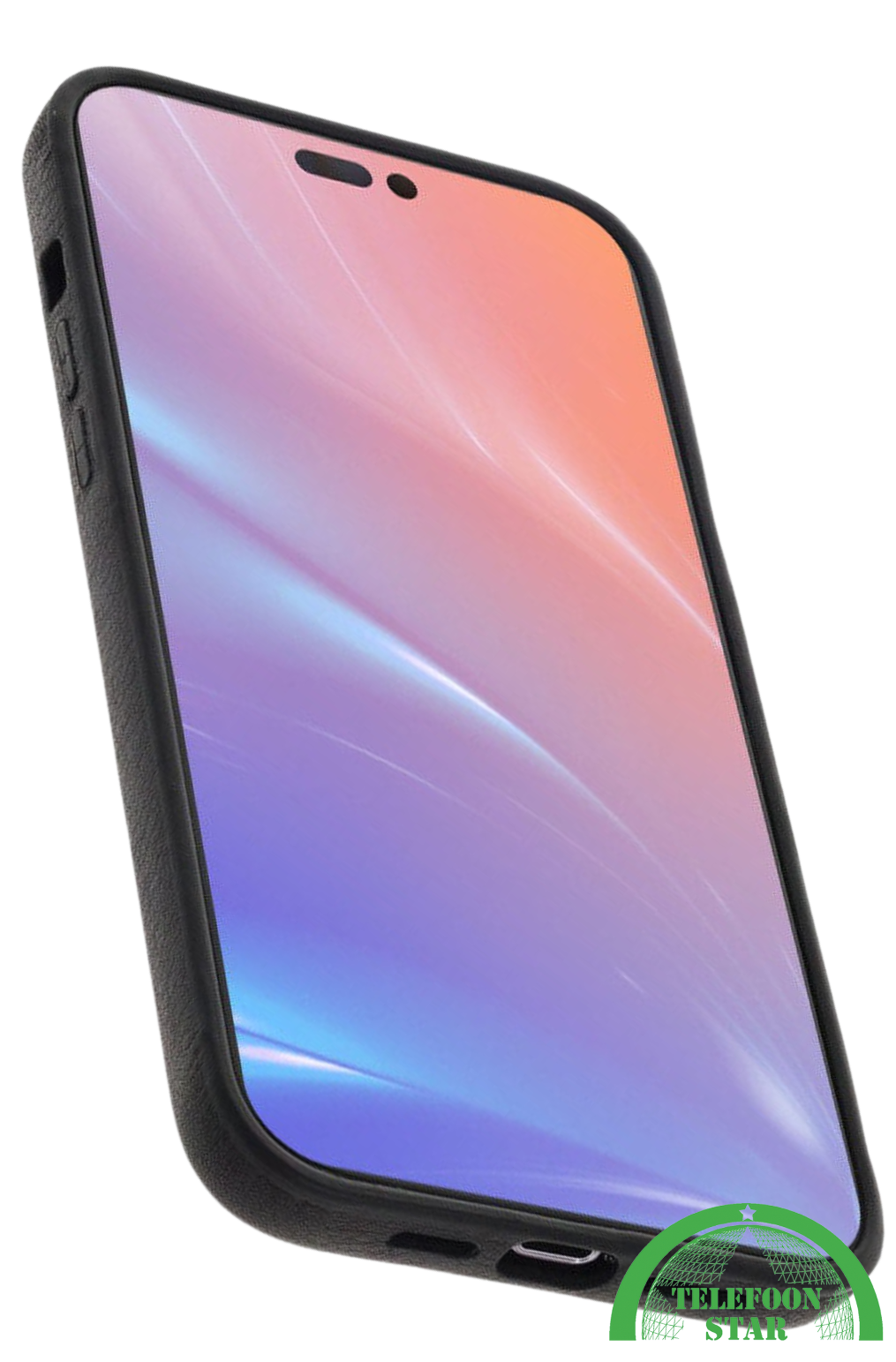 Duurzame Leren Backcover iPhone 14 Pro Max