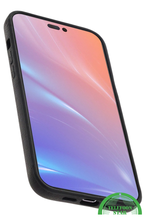 Duurzame Leren Backcover iPhone 14 Pro Max