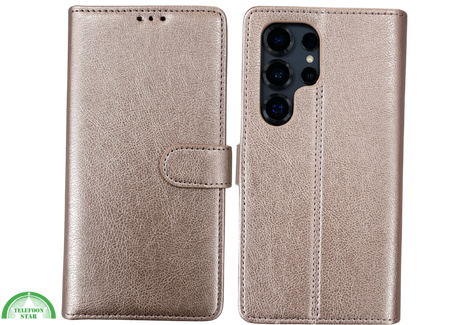 Hoesje voor Smasung S26 Ultra donker rose boekcase Stijlvolle