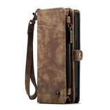 iPhone 14 Pro Max 3-in-1 portemonnee hoesje bruin