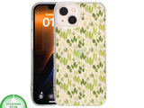 GreenNature Soft Case &ndash; Bladeren Hoesje iPhone 13 / 14 Transparant | Telefoonstar.nl